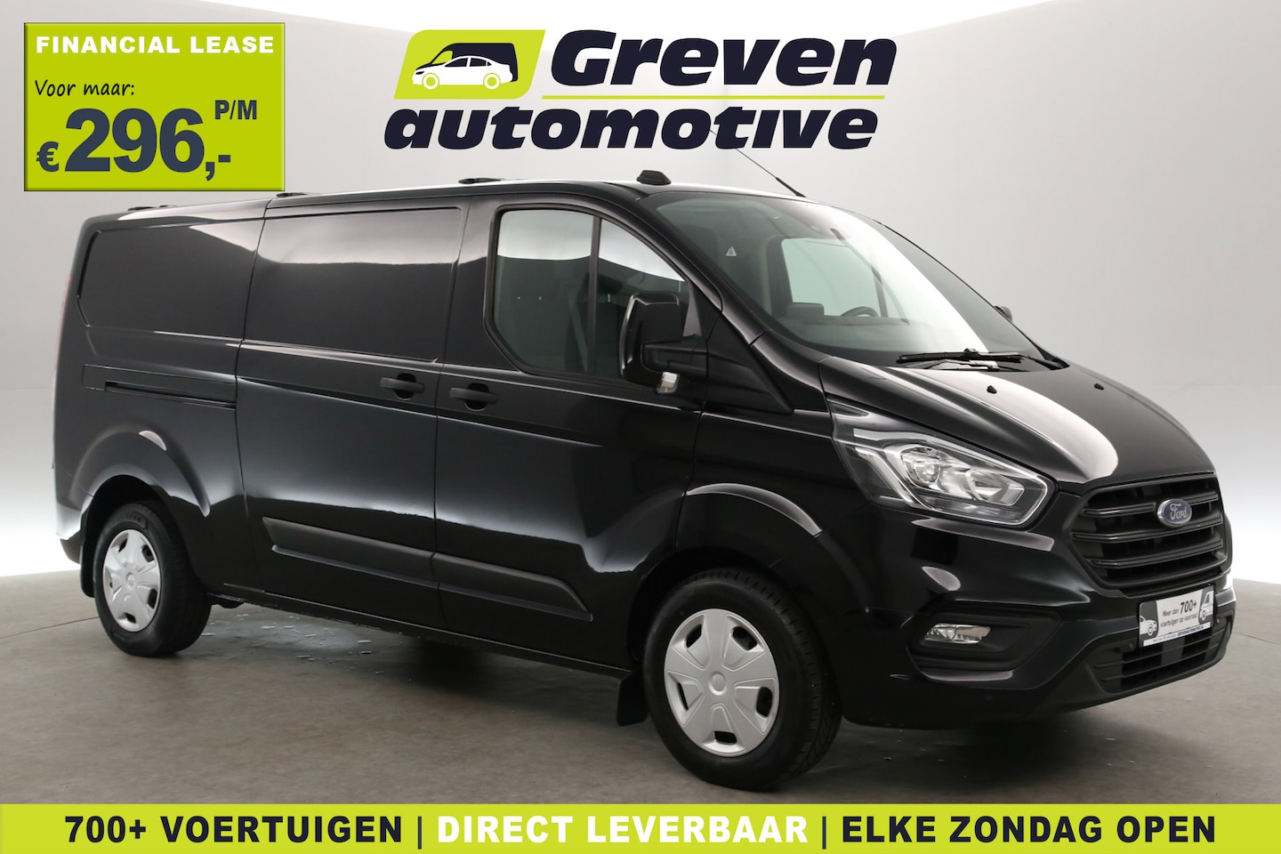 Ford Transit Custom - 2.0 EcoBlue L2H1 | Aut. | Airco | Adap. Cruise | Camera | Carplay | 3 Zits | 2xSchuifdeur - AutoWereld.nl
