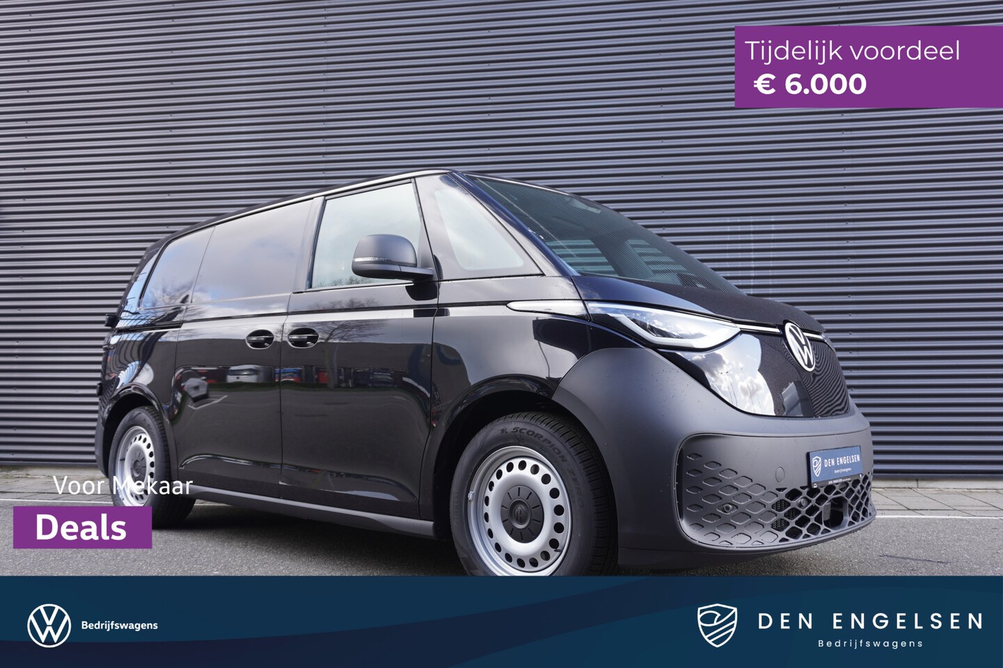 Volkswagen ID. Buzz Cargo - ID. Buzz Cargo 286 pk, Economy Business, Achteruitrijcamera, Bijrijdersbank, Trekhaak, Ach - AutoWereld.nl