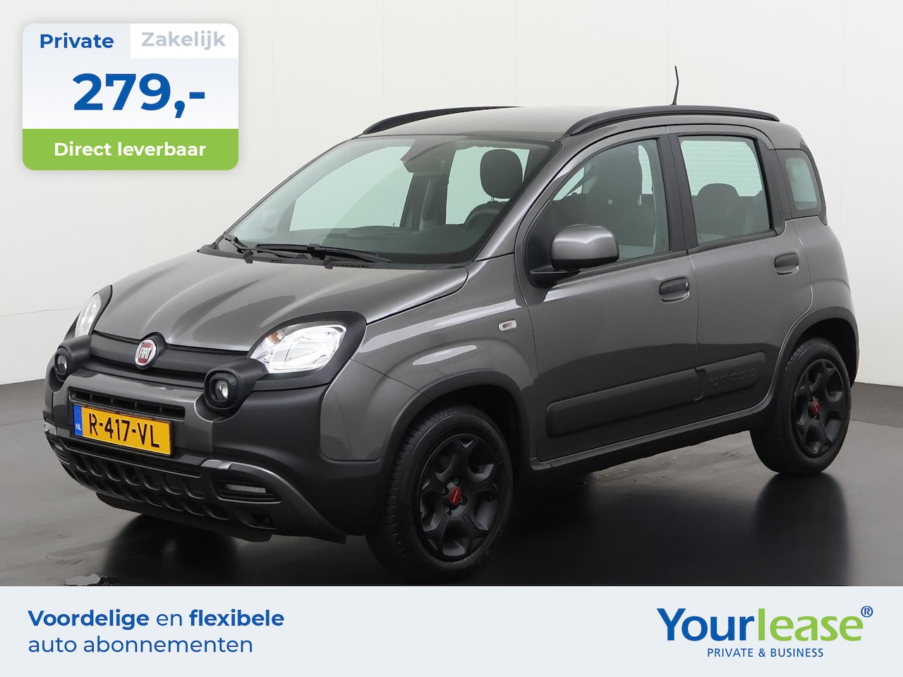 Fiat Panda - 1.0 Hybrid Cross | All-in 279,- Private Lease | Direct uit voorraad - AutoWereld.nl