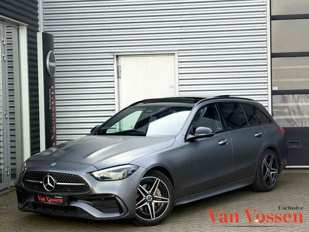 Mercedes-Benz C-klasse Estate - 300 d AMG Line|PANO|Leder|360 Camera|HEADUP|SFEER|MEMORY|BURMESTER - AutoWereld.nl