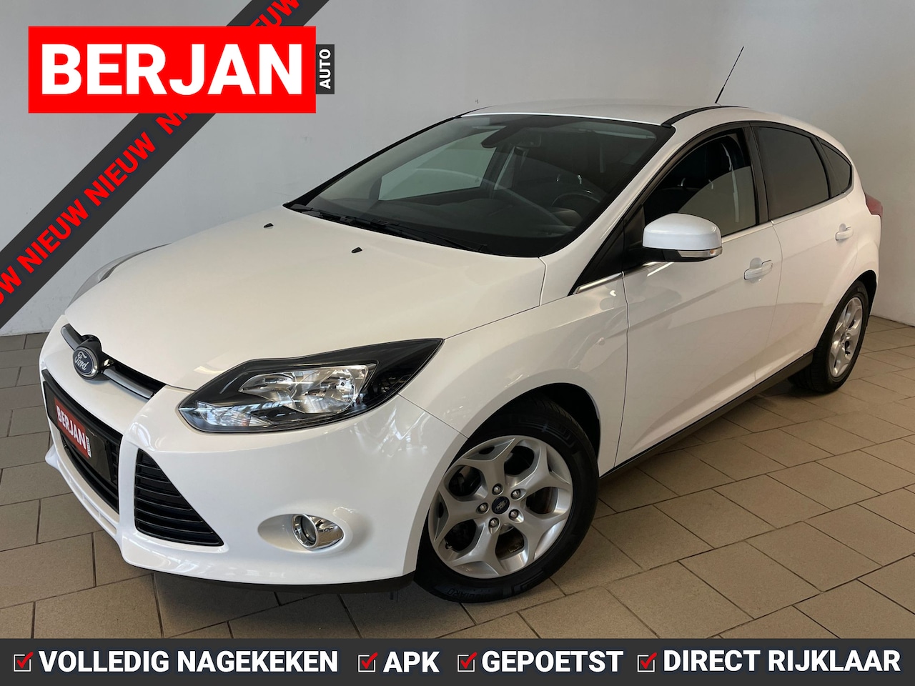Ford Focus - 1.0 EcoBoost Titanium AIRCO CLIMA NAVI CRUISE BT ELEK RAMEN CENT VERG VELGEN PRIVACYGLAS Z - AutoWereld.nl
