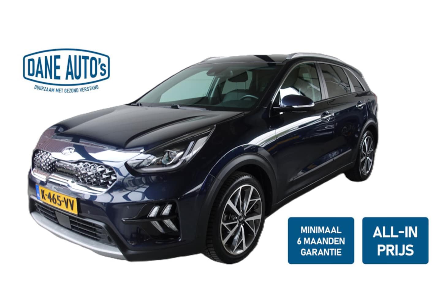 Kia Niro - 1.6 GDi Hybrid DynamicPlusLine | VOL LEDER | 18 inch | RIJKLAARPRIJS - AutoWereld.nl