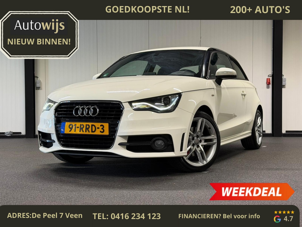 Audi A1 - 1.4 TFSI 119g. Pro Line S|XENON|S-LINE|AUT|CRUISE|LM-VELG - AutoWereld.nl