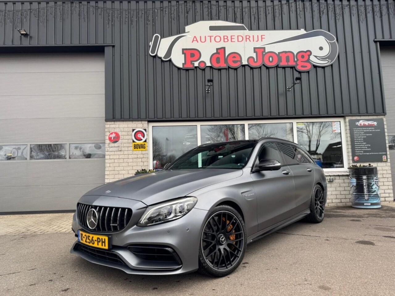 Mercedes-Benz C-klasse - C63 S AMG Premium plus Facelift Sportuitlaat Keramisch Kuipstoelen Carbon Parfum Ram vol! - AutoWereld.nl