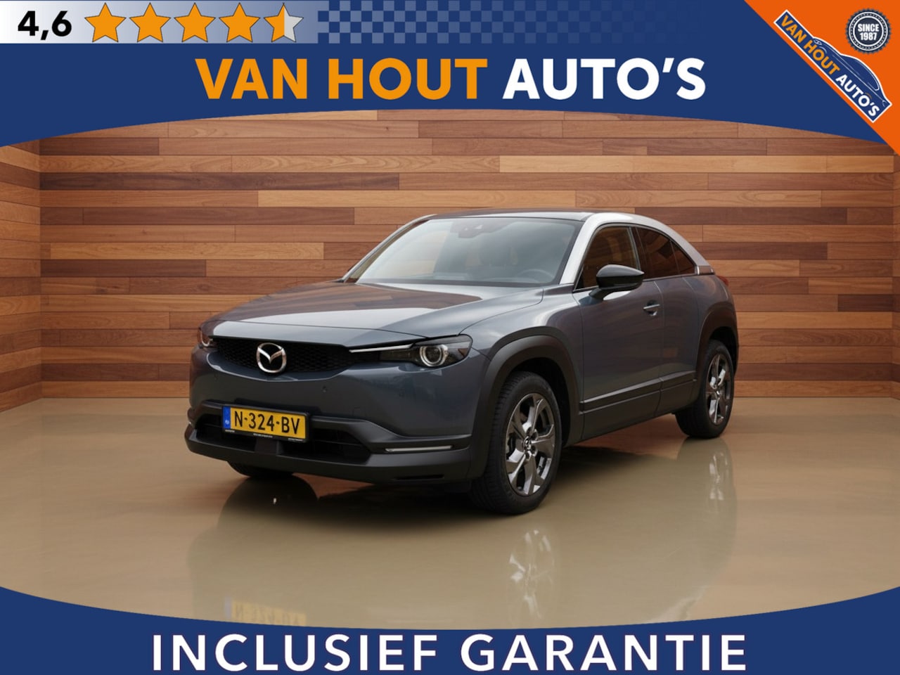 Mazda MX-30 - e-SkyActiv 145 Comfort 36 kWh | SOH 94,94% | CAMERA | CARPLAY - AutoWereld.nl