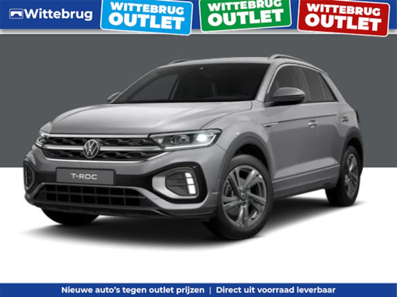 Volkswagen T-Roc - 1.5 TSI R-Line Edition !!!Profiteer ook van 4.000 EURO inruilpremie!!! Wittebrug inruilwek - AutoWereld.nl