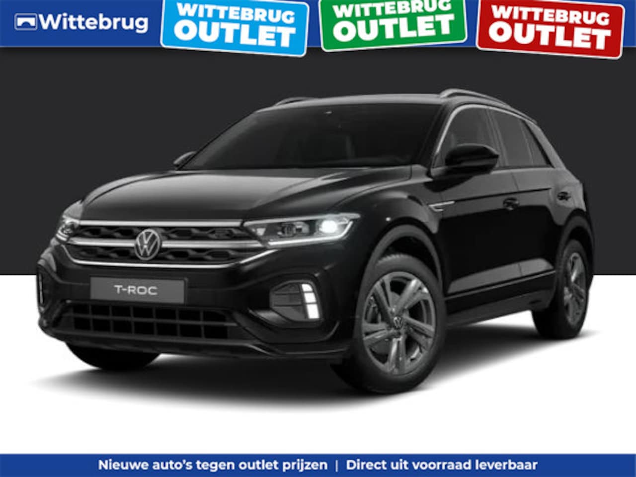 Volkswagen T-Roc - 1.5 TSI R-Line Edition !!!Profiteer ook van 4.000 EURO inruilpremie!!! Wittebrug inruilwek - AutoWereld.nl