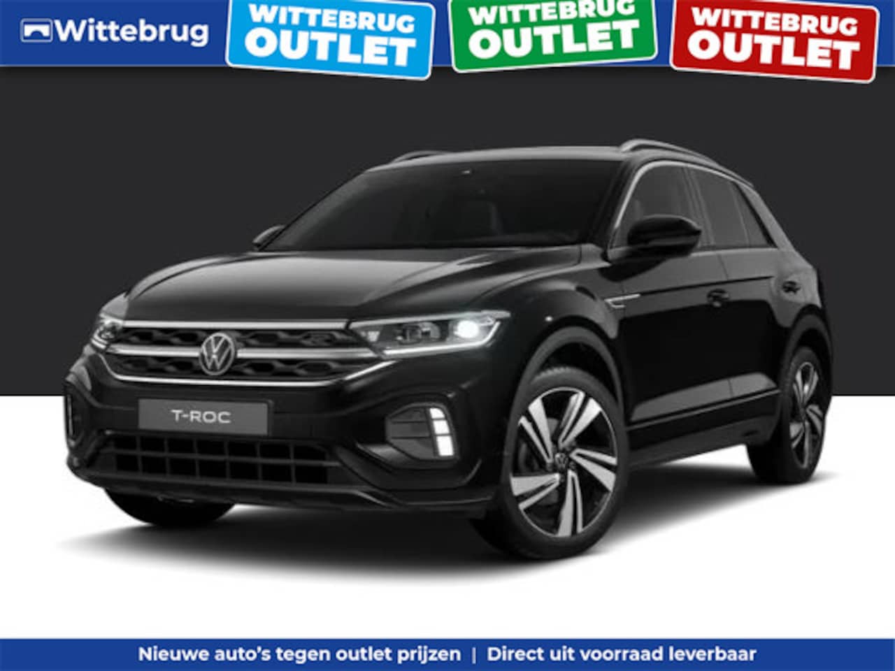 Volkswagen T-Roc - 1.5 TSI R-Line !!!Profiteer ook van 4.000 EURO inruilpremie!!! Wittebrug inruilweken - AutoWereld.nl