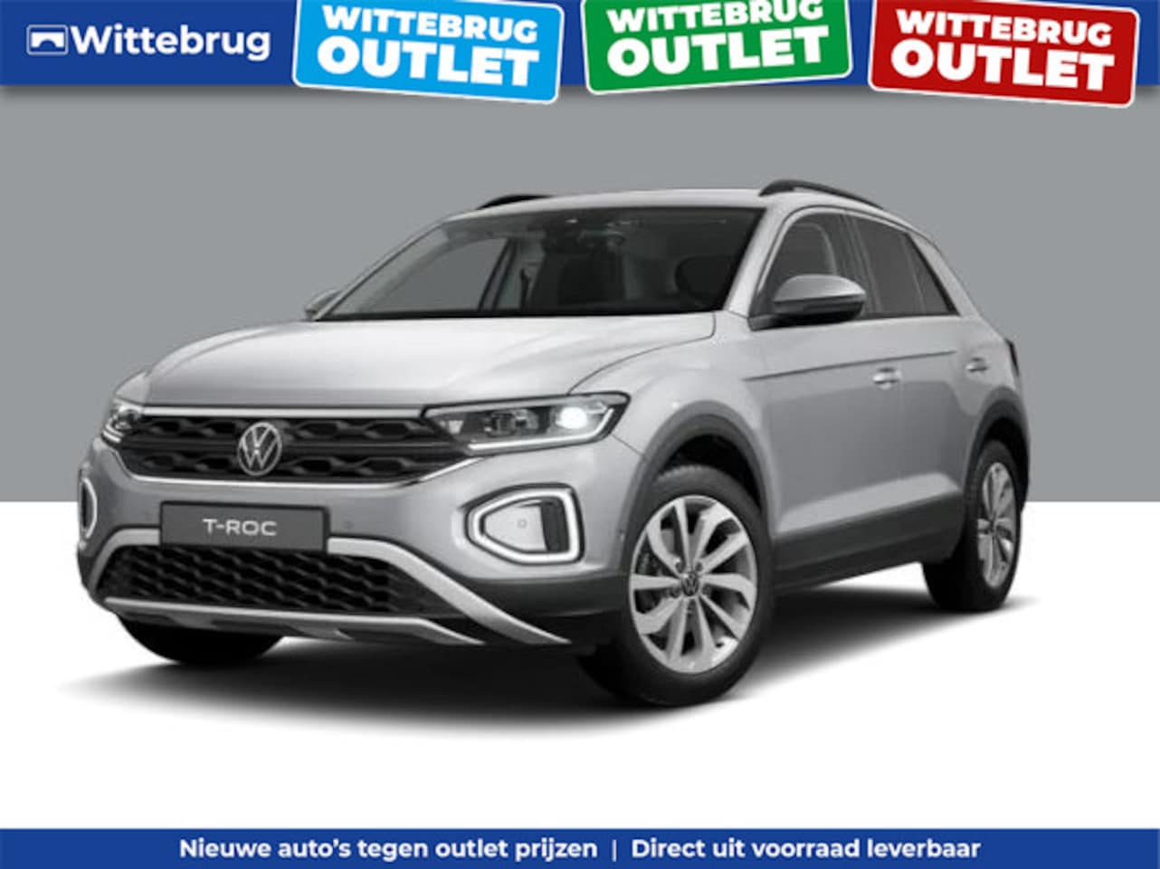 Volkswagen T-Roc - 1.5 TSI Life Edition !!!Profiteer ook van 4.000 EURO inruilpremie!!! Wittebrug inruilweken - AutoWereld.nl