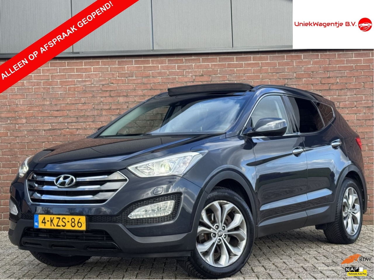 Hyundai Santa Fe - 2.4i GDI 4WD 7P. | NL-AUTO! | 1E EIG! | DEALER OH! - AutoWereld.nl