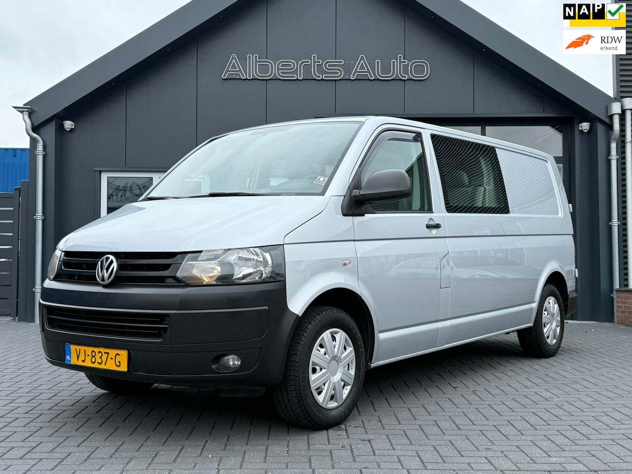 Volkswagen Transporter - 2.0 TDI L2H2 BM | DUBBELE CABINE | MARGE | AIRCO | - AutoWereld.nl