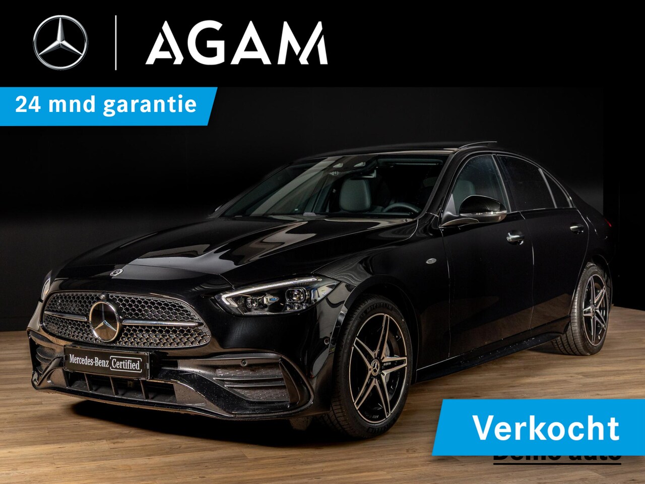 Mercedes-Benz C-klasse - Limousine 300e Business Solution AMG Premium PLUS | Panorama dak | Trekhaak - AutoWereld.nl