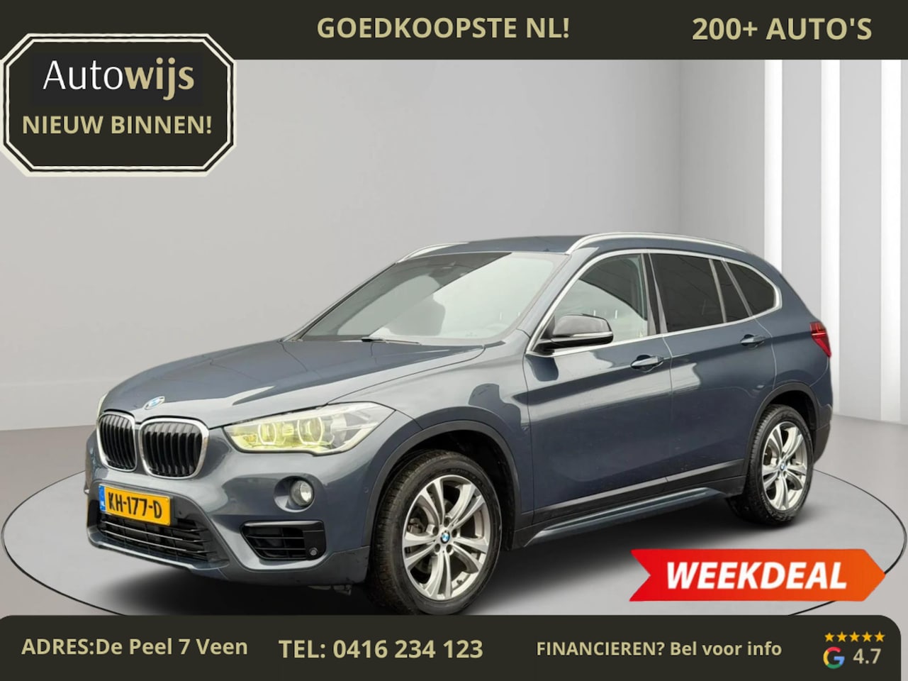BMW X1 - SDrive18i Centennial Executive|LED|NL AUTO|LM-VELG|PDC|NAVI - AutoWereld.nl