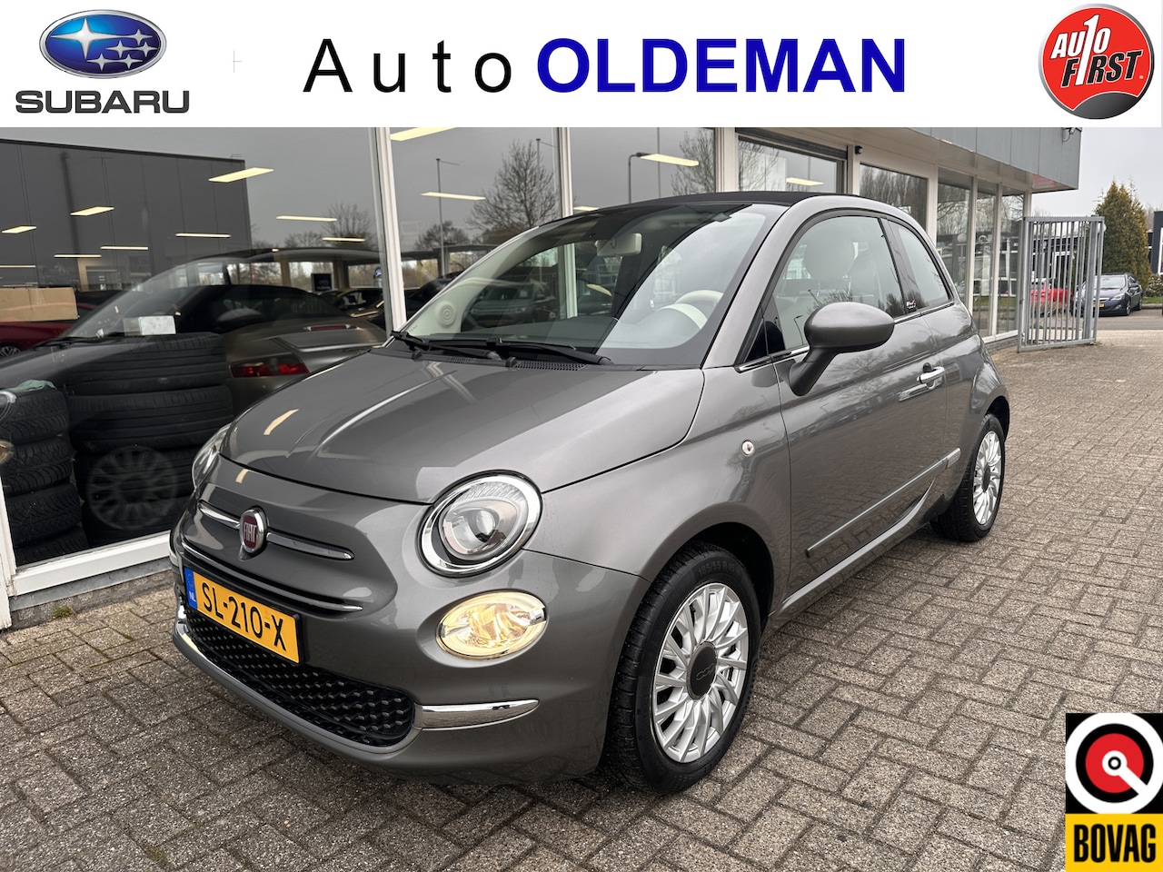 Fiat 500 C - 0.9 TwinAir Turbo Lounge NAVI,CRUISE,LICHTMETAAL - AutoWereld.nl
