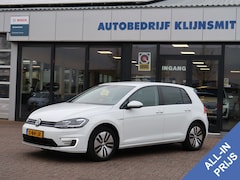 Volkswagen e-Golf - e-dition | Navigatie | Wamtepomp | Stoelverw | Led