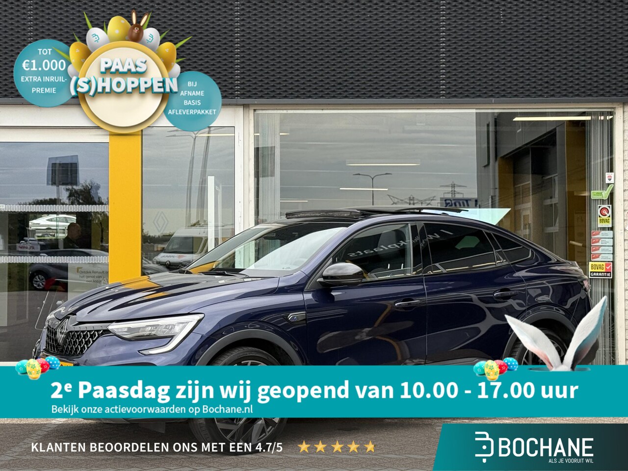 Renault Arkana - 1.6 E-Tech full hybrid 145 esprit Alpine | Panoramadak | Bose Audio | Elektrische stoelen - AutoWereld.nl