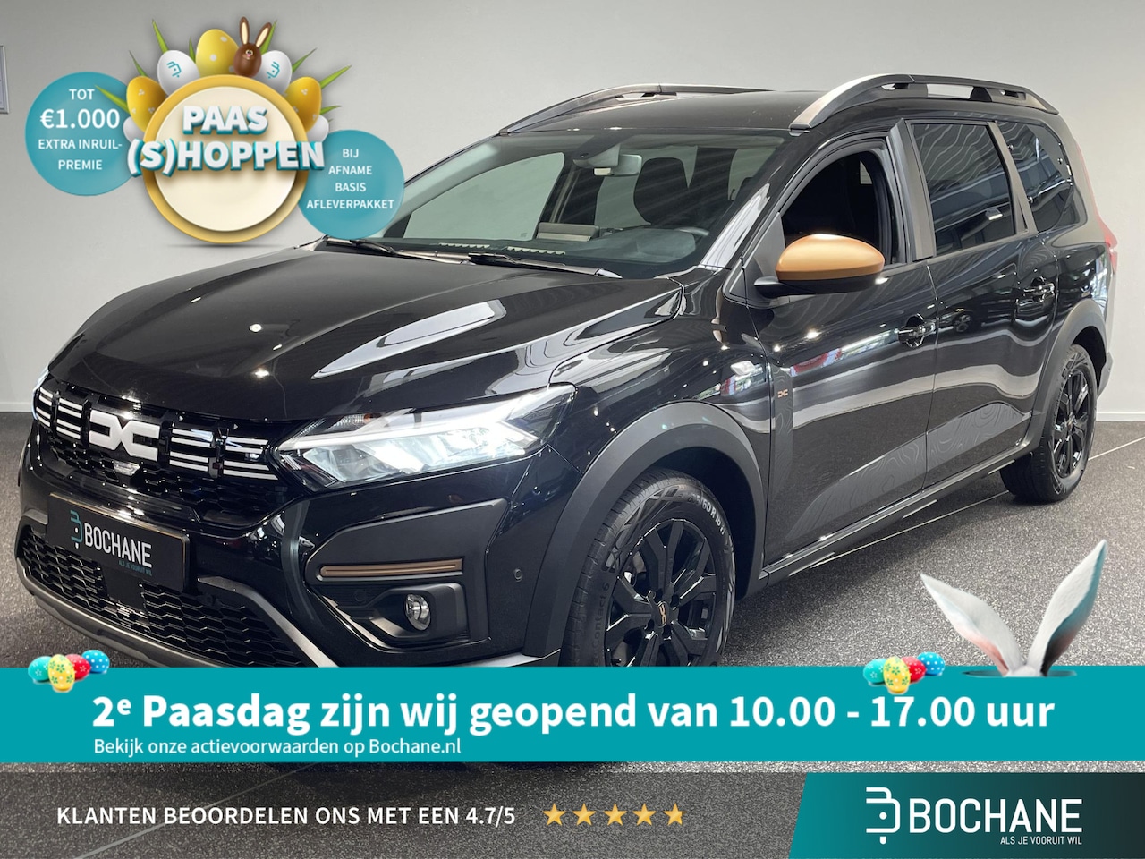 Dacia Jogger - 1.6 Hybrid 140 Extreme 7p. | Automaat | Navigatie | Achteruitrijcamera | Cruise Control | - AutoWereld.nl