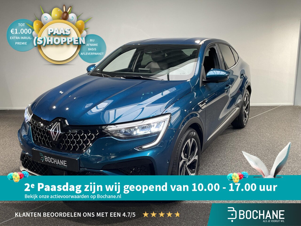 Renault Arkana - 1.6 E-Tech full hybrid 145 techno | 360° Camera | Navigatie | Climate Control | DAB+ | - AutoWereld.nl