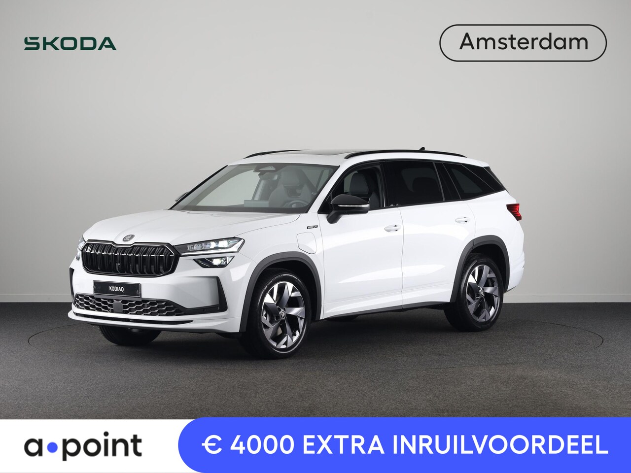 Skoda Kodiaq - Sportline Business PHEV 1.5 TSI 204 pk 6 versn. DSG | Panoramadak | Wegklapbare trekhaak | - AutoWereld.nl