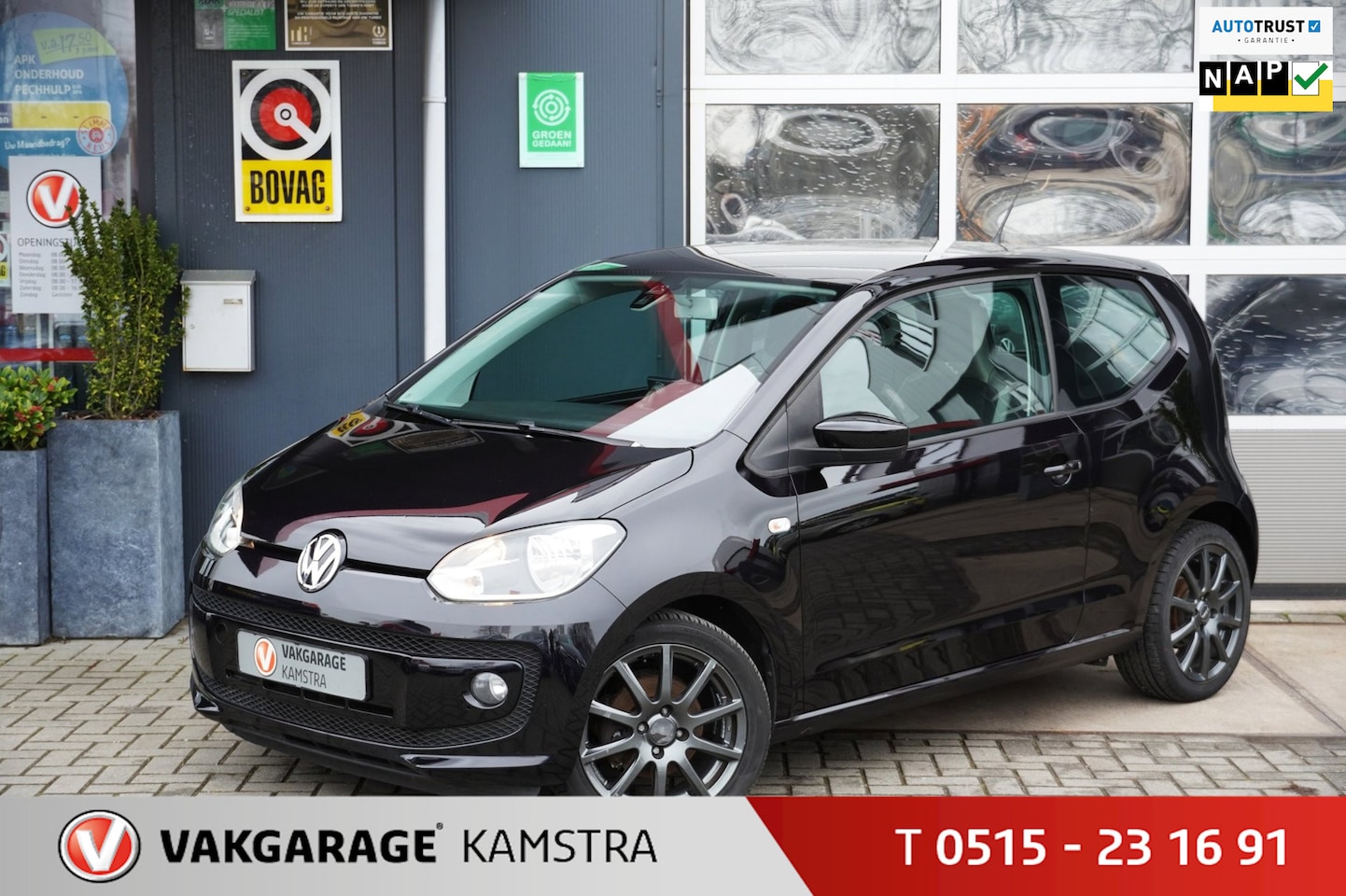 Volkswagen Up! - 1.0 high up! BlueMotion NAP Airco/Navi/Bluetooth - AutoWereld.nl