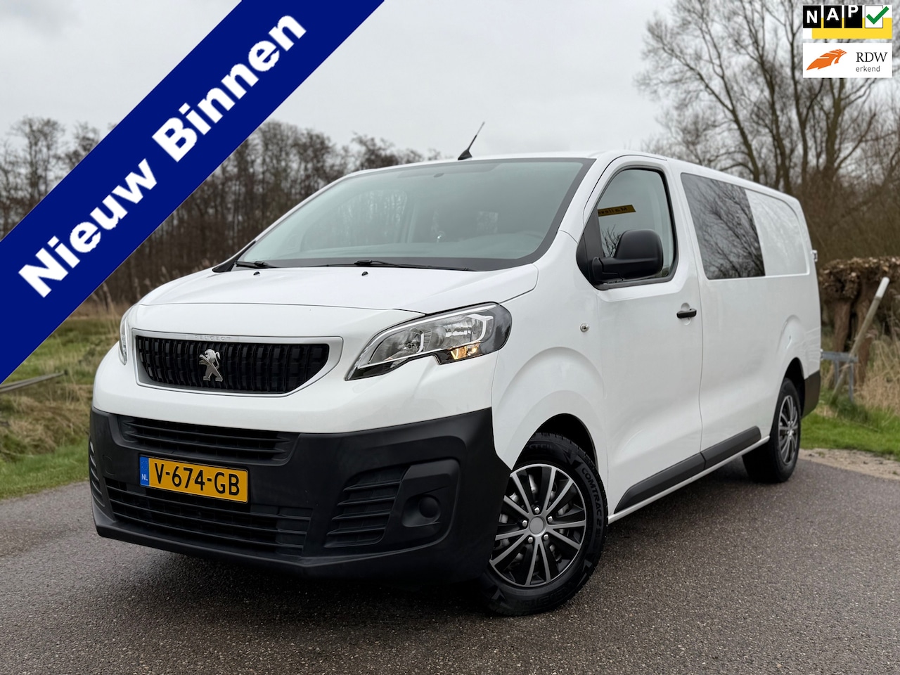 Peugeot Expert - 231L 2.0 BlueHDI 120 Pro / Dubbel Cabine / 6 Persoons / Airco / Trekhaak / Cruise / 6 Vers - AutoWereld.nl