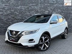Nissan Qashqai - 1.2 Tekna + Panorama|Camera|Bose|Blindspot|Trekhaak|Full Keyless|Memory stoel met geheugen
