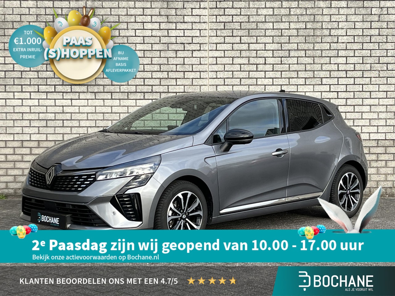 Renault Clio - 1.6 E-Tech Full Hybrid 145 Techno | 360° Camera | Navigatie | Apple CarPlay / Android Auto - AutoWereld.nl