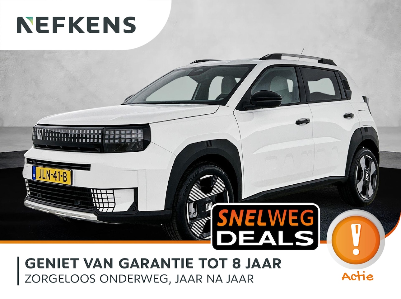 Fiat Grande Panda - 1.2 Hybrid La Prima 110pk Automaat | VOORRAADDEAL | NIEUW | Navigatie | Climate Control | - AutoWereld.nl