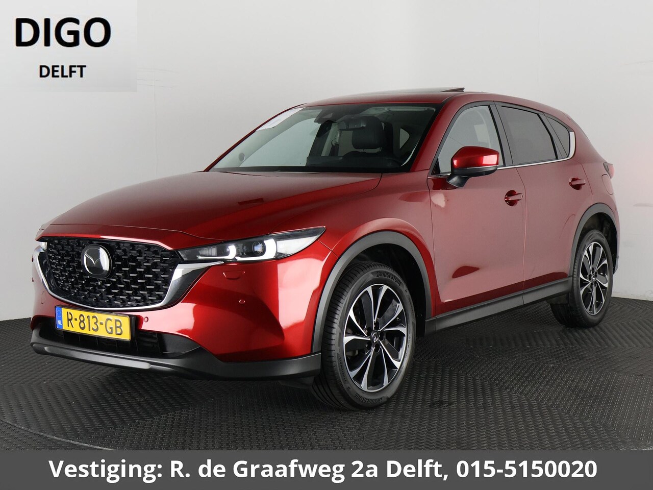 Mazda CX-5 - 2.0 SkyActiv-G 165 Luxury Automaat | Navigatie | 1e eigenaar | Schuif-/Kanteldak | Leder | - AutoWereld.nl