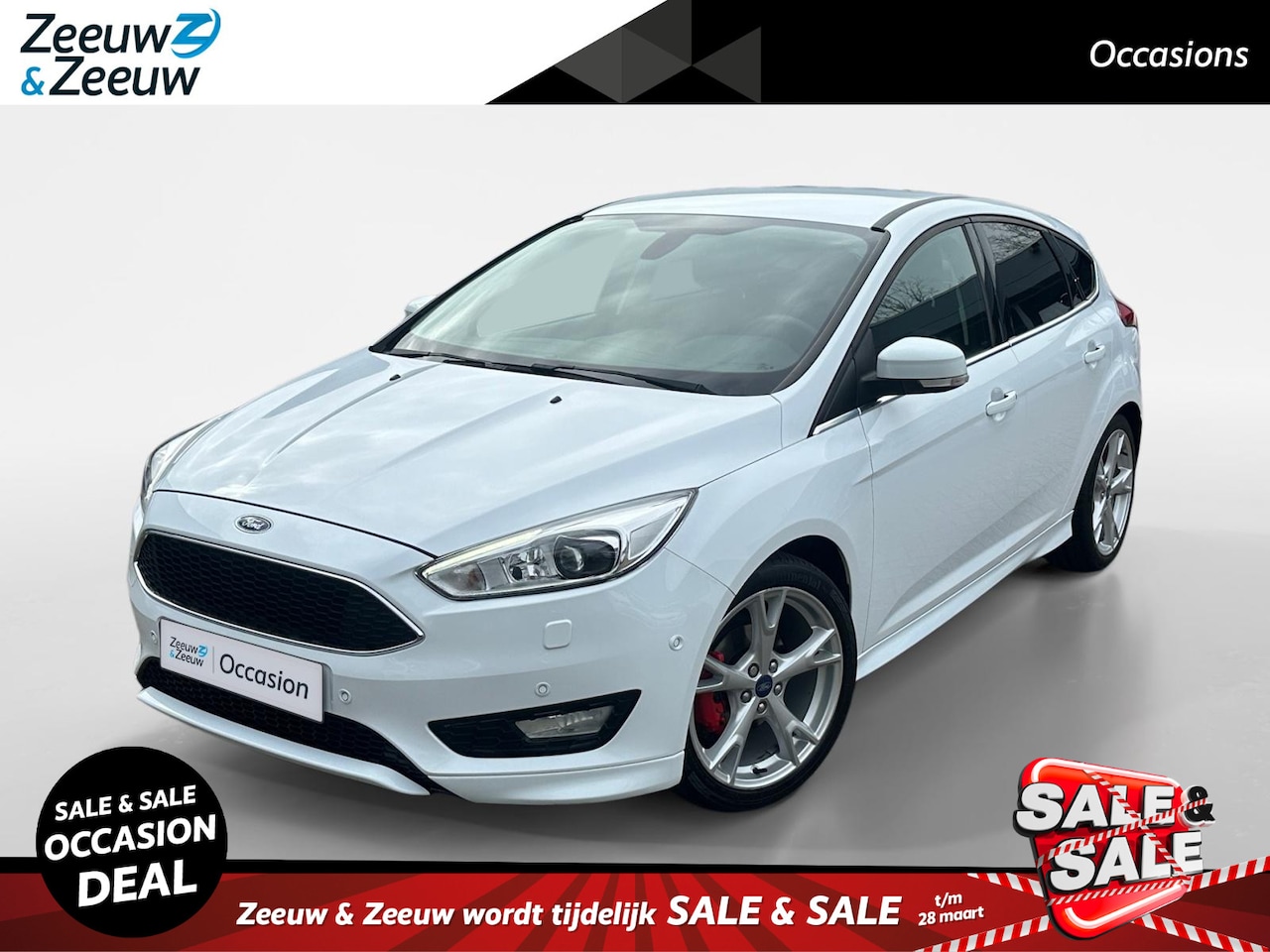 Ford Focus - 1.0 Titanium | S-Pack | Dealer onderhouden | Parkeersensoren | Navigatie | Bluetooth | Voo - AutoWereld.nl