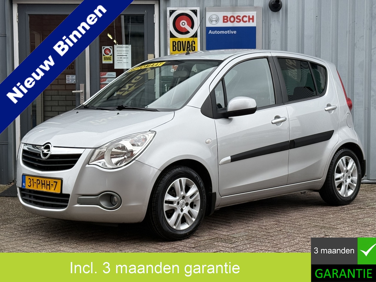 Opel Agila - 1.2 Edition | AUTOMAAT | HOOGZIT | AIRCO | LICHTMETAAL | - AutoWereld.nl