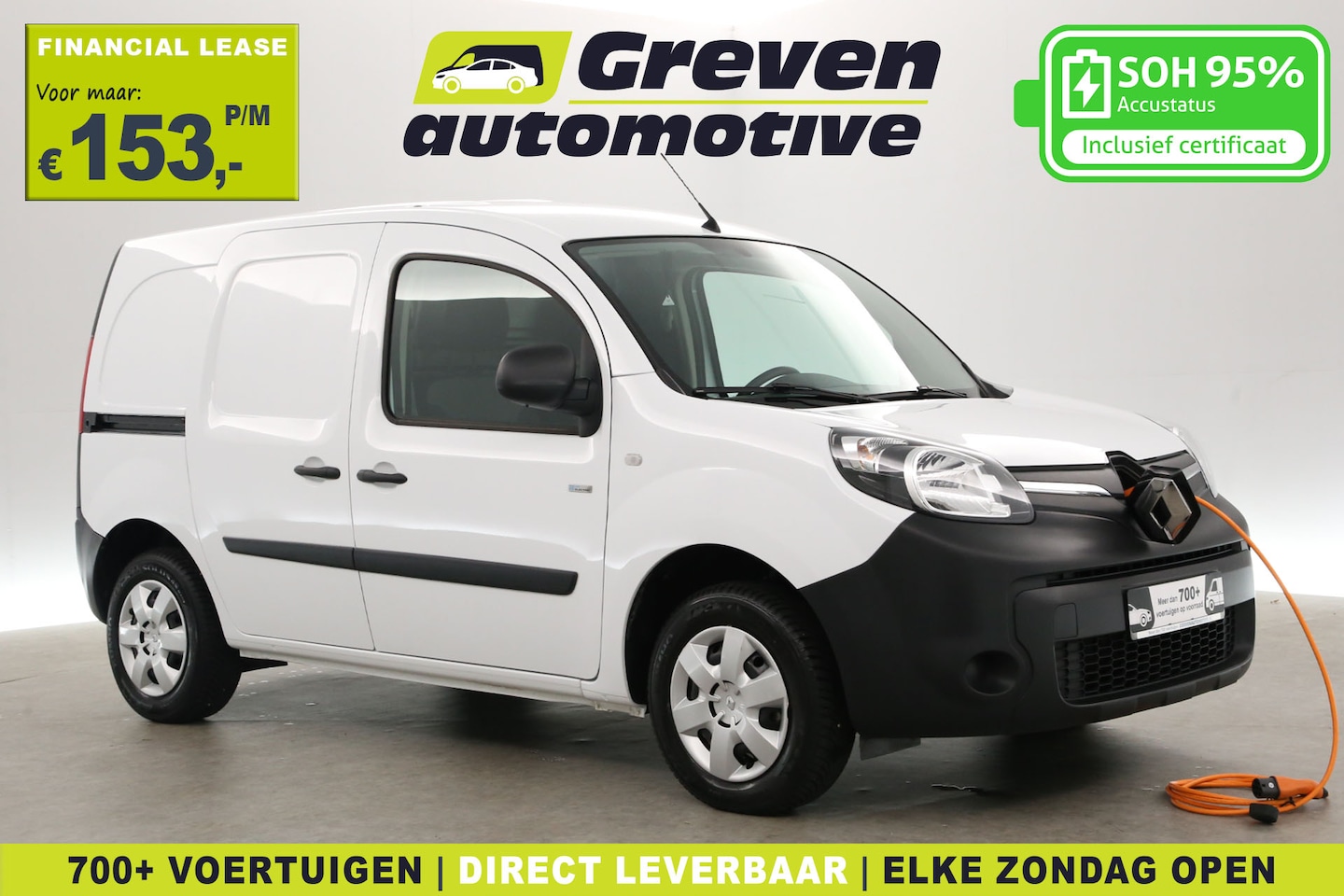 Renault Kangoo - Z.E. 33 kWh | SOH 95% | Huur Accu | Airco | Cruise | Camera | Carplay | Parkeersens. - AutoWereld.nl