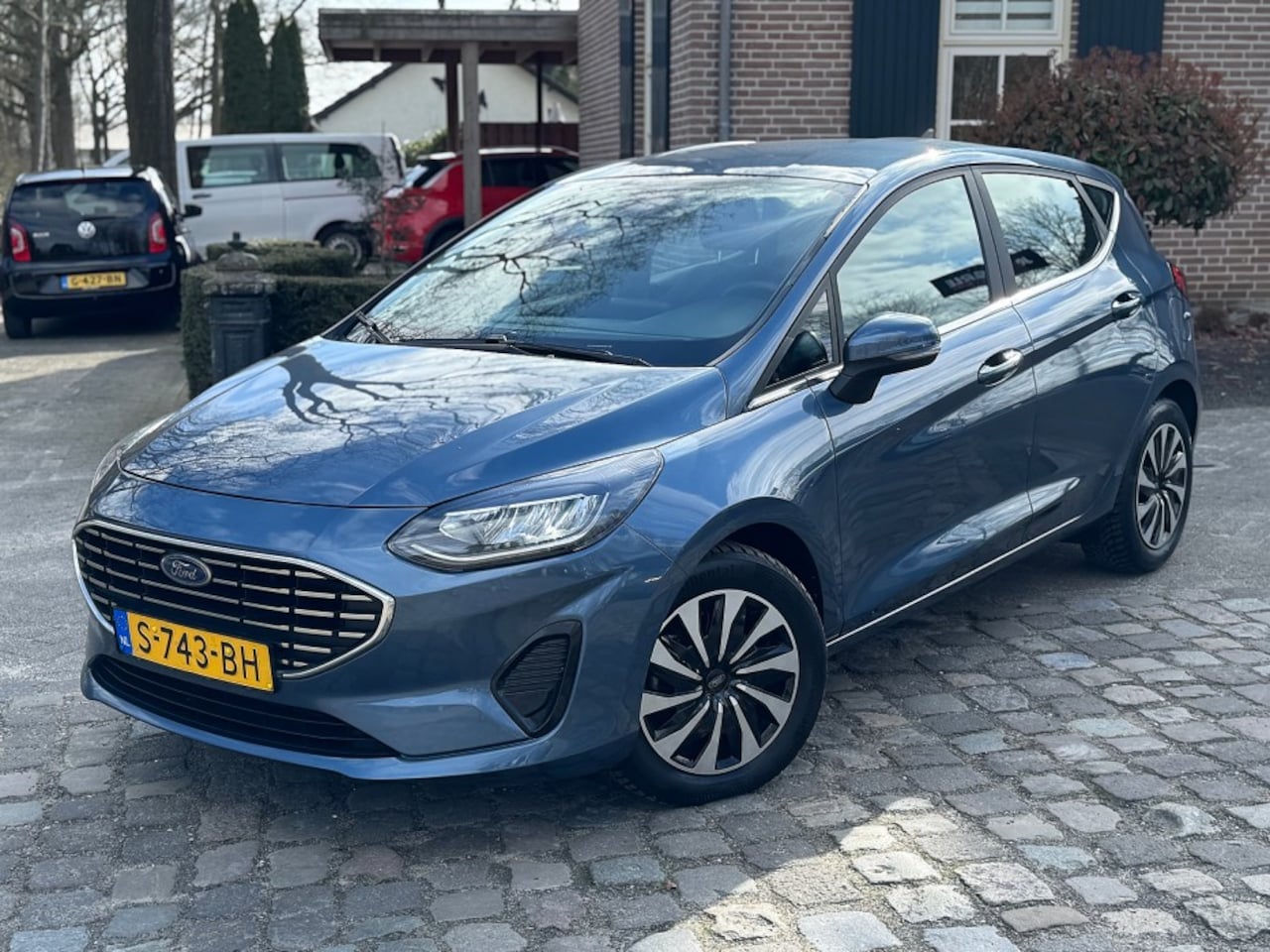 Ford Fiesta - 1.0 125pk Hybrid Titanium ecc,navigatie,pdc,sportdop - AutoWereld.nl
