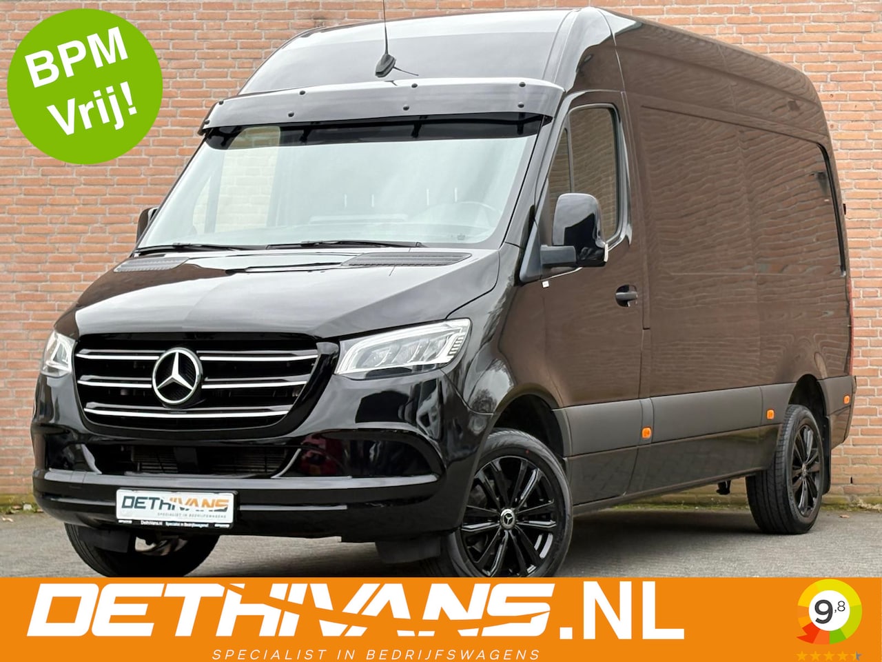 Mercedes-Benz Sprinter - 319CDI 3.0V6 190PK L2H2 / 3.500KG Trekhaak / M-Bux / Euro6 - AutoWereld.nl