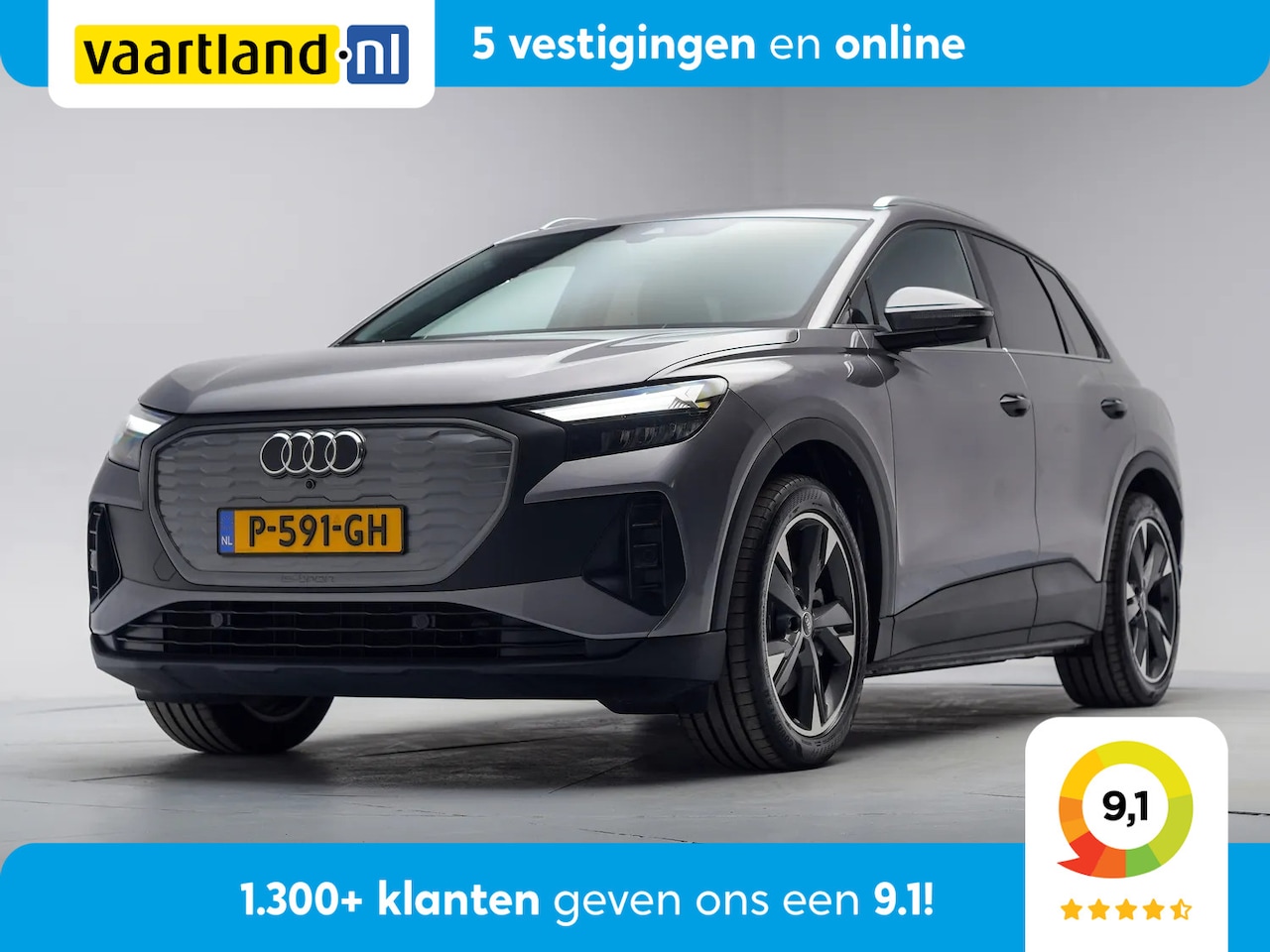 Audi Q4 e-tron - 40 Launch edition 77 kWh [ LED Virtual Stoelverwarming ] - AutoWereld.nl