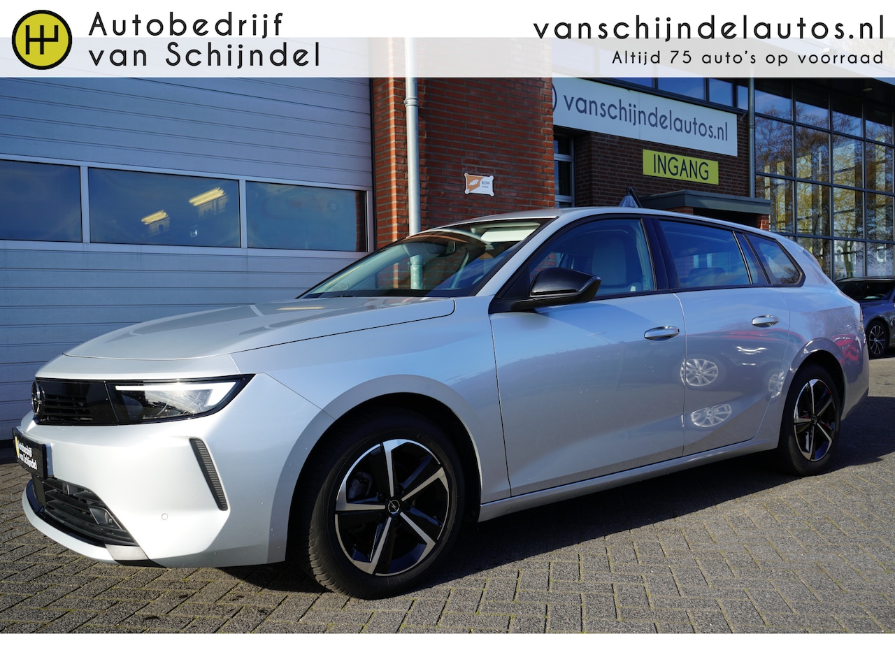 Opel Astra Sports Tourer - 1.2 TURBO EDITION SPORT APRIL 2024 KEURIGE NETTE STAAT FULL LED ADAPTIEVE CRUISE NAVIGATIE - AutoWereld.nl