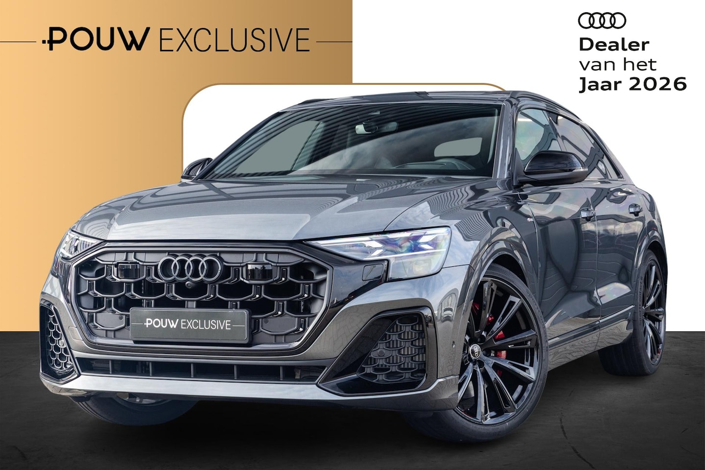 Audi Q8 - 60 TFSIe 490pk quattro Pro Line S Competition | Sportstoelen plus | B&O | Trekhaak | Head- - AutoWereld.nl