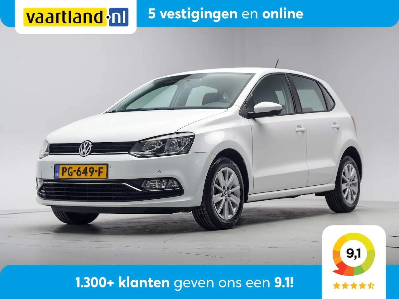 Volkswagen Polo - 1.2 TSI Comfortline 5-drs [ Airco Navi Apple Carplay / Android Auto Cruise Bluetooth ] - AutoWereld.nl
