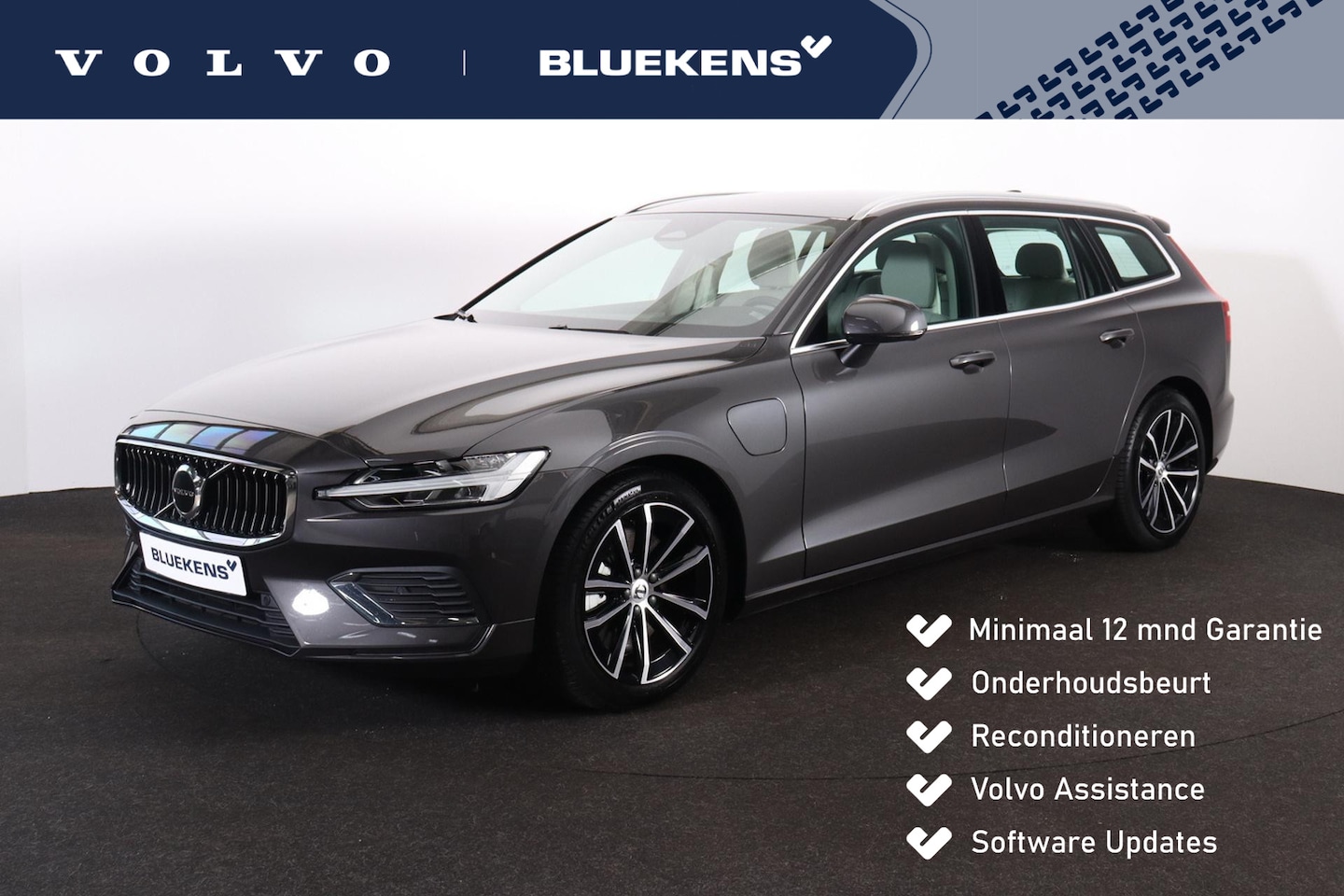 Volvo V60 - T6 Recharge AWD Essential Bright - IntelliSafe Assist & Surround - Parkeercamera achter - - AutoWereld.nl