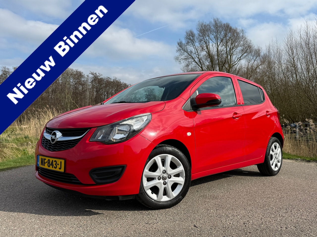 Opel Karl - 1.0 ecoFLEX Edition slechts 92.166 km Airco 15" Velgen Burry Bluetooth PDC Cruise Dealer O - AutoWereld.nl