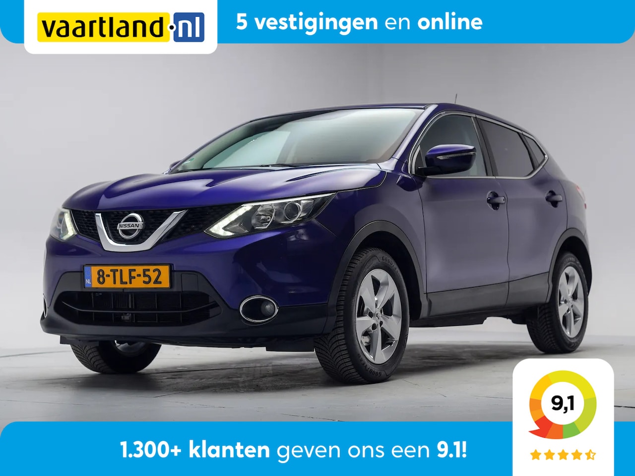 Nissan Qashqai - 1.2 Visia [ Navigatie Cruise control Trekhaak] - AutoWereld.nl