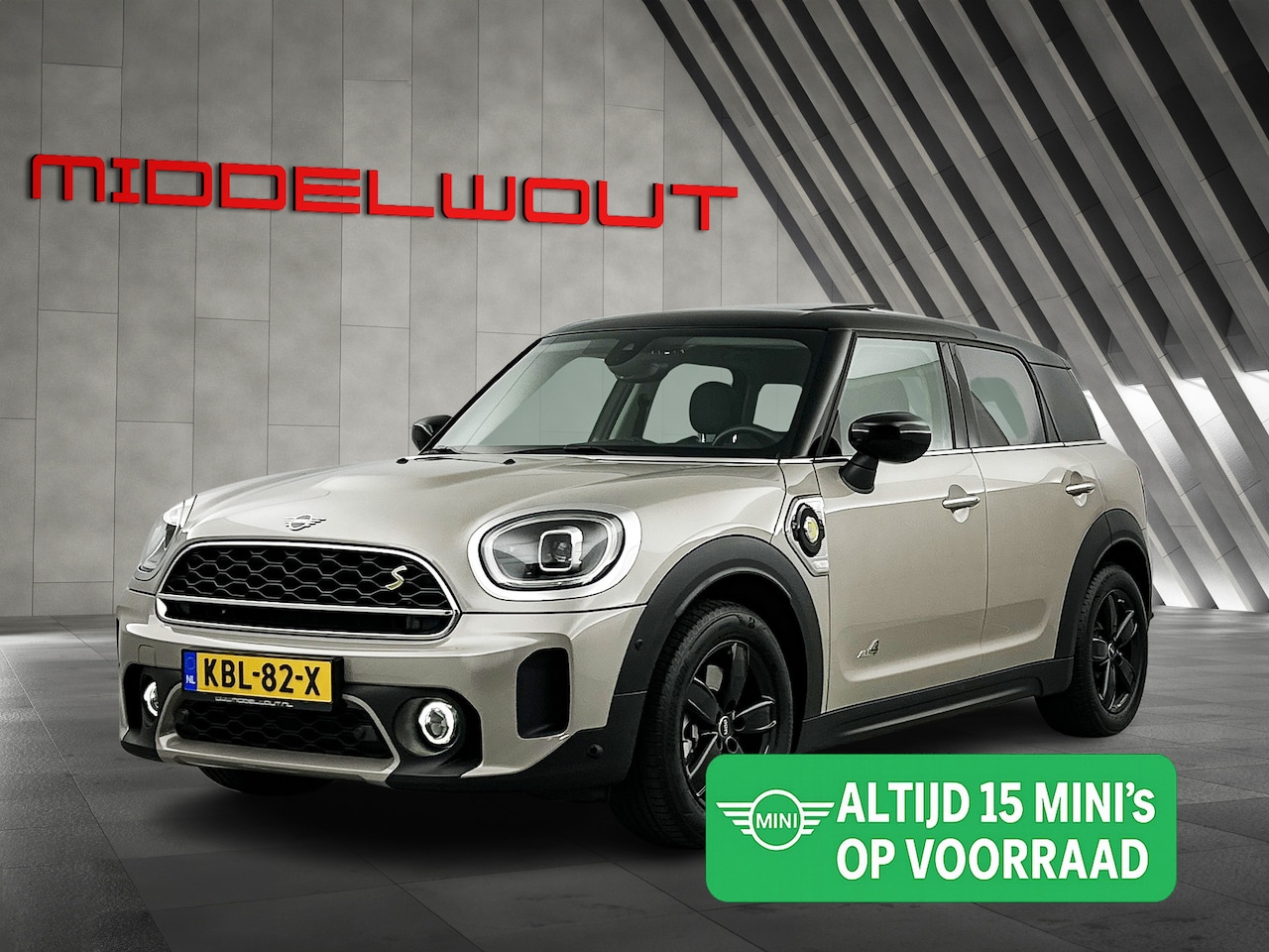MINI Countryman - Mini 1.5 Cooper S E ALL4/Carplay/Head-Up/Pano/Clima/Comf.Acc - AutoWereld.nl