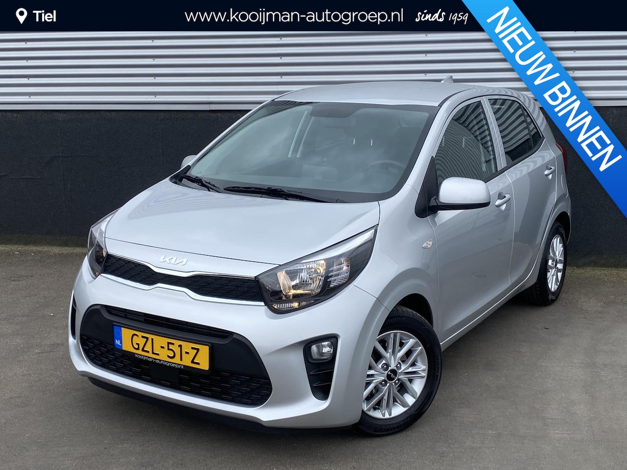 Kia Picanto - 1.0 DPi DynamicLine Apple Carplay en/of Android auto Navigatie, 1e eign. NL-auto, BTW-auto - AutoWereld.nl