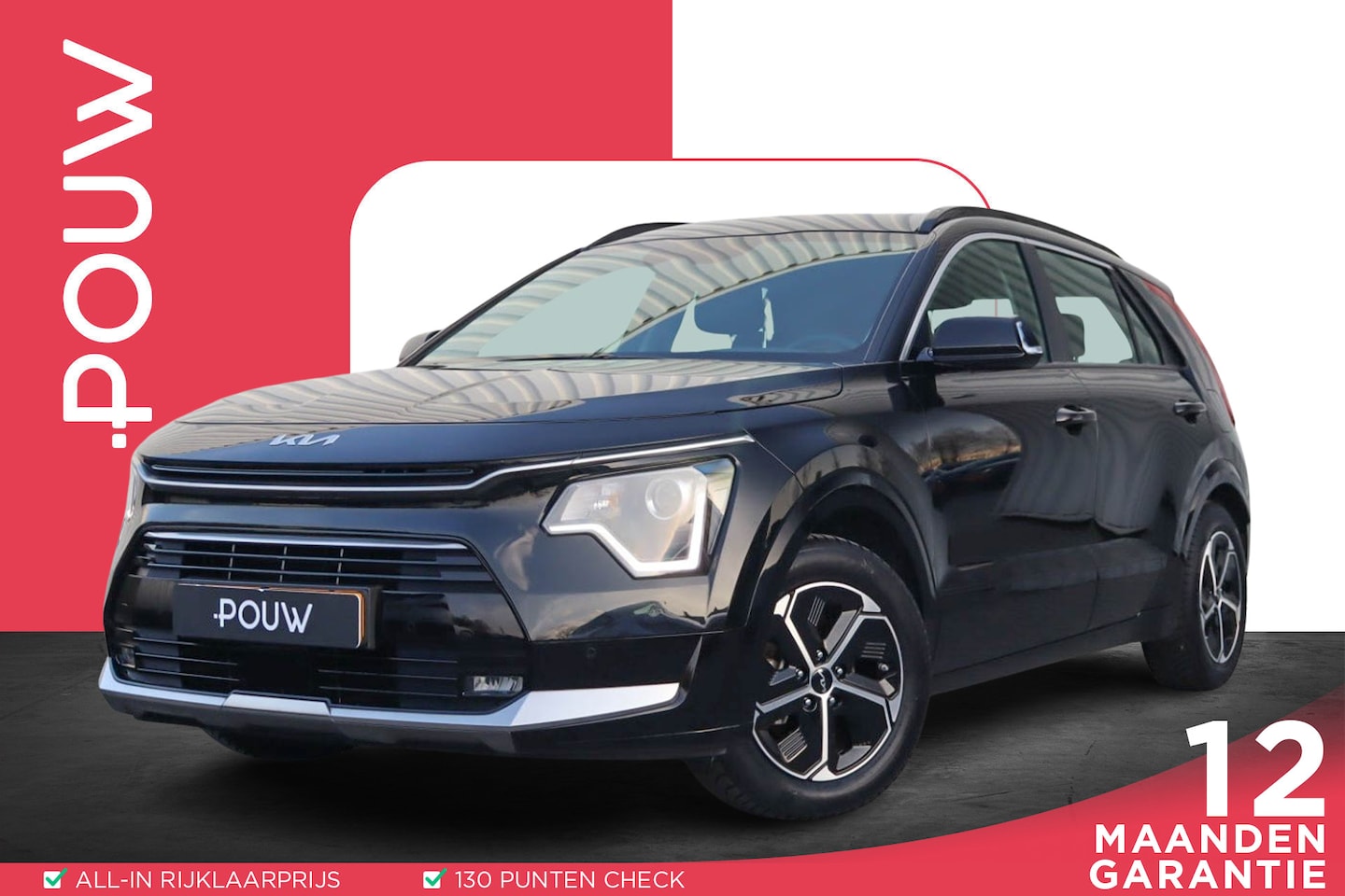 Kia Niro - 1.6 GDi 141pk Hybrid Executive Line Voorstoelen en Achterbank Verwarmd | Achteruitrijcamer - AutoWereld.nl