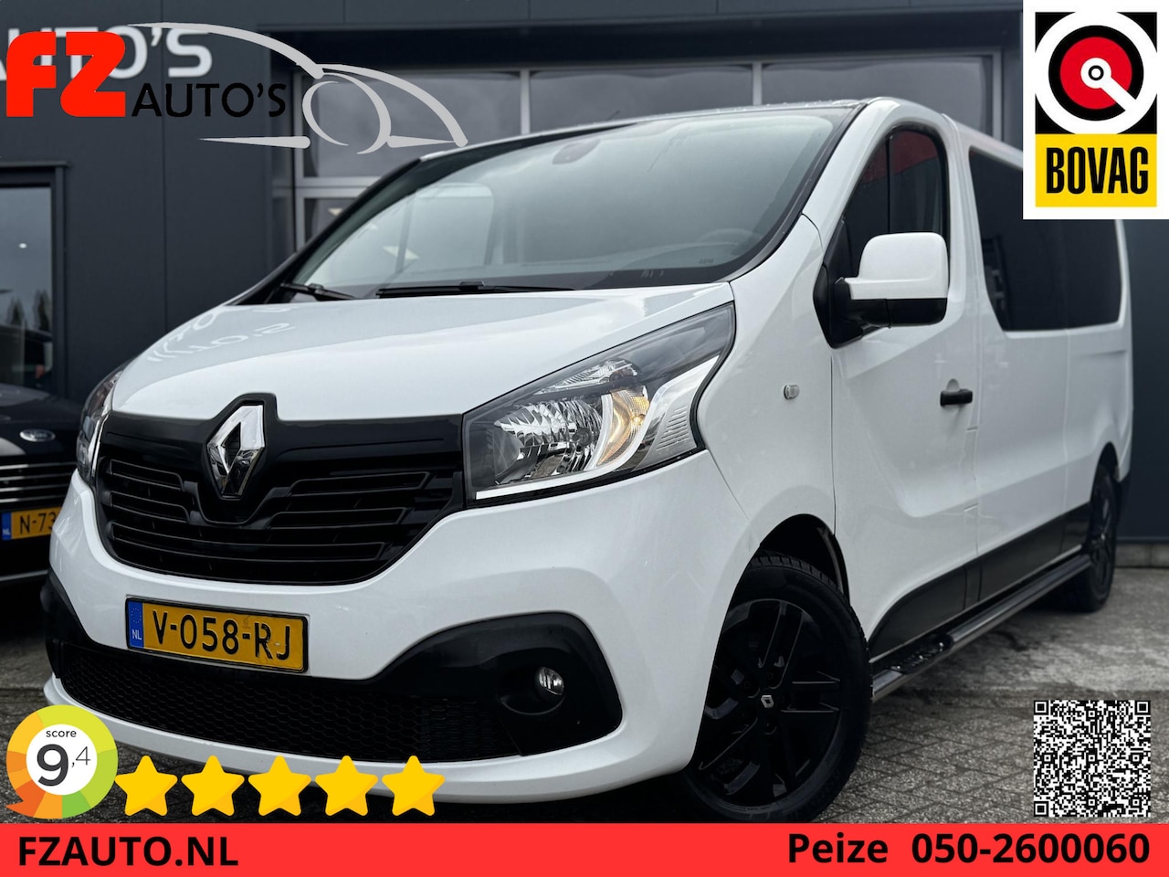 Renault Trafic - 1.6 dCi T29 L2H1 DC Comfort - Navigatie - Trekhaak - 6 zitplaatsen - AutoWereld.nl