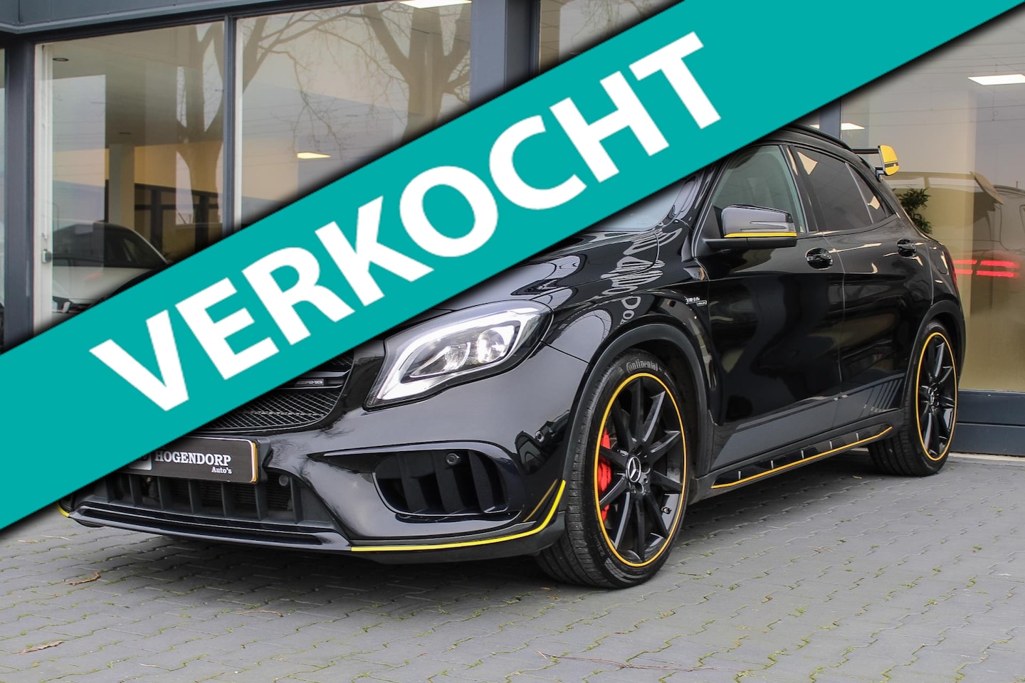 Mercedes-Benz GLA-Klasse - AMG 45 4M PANO H&K YELLOW NIGHT EDITION - AutoWereld.nl