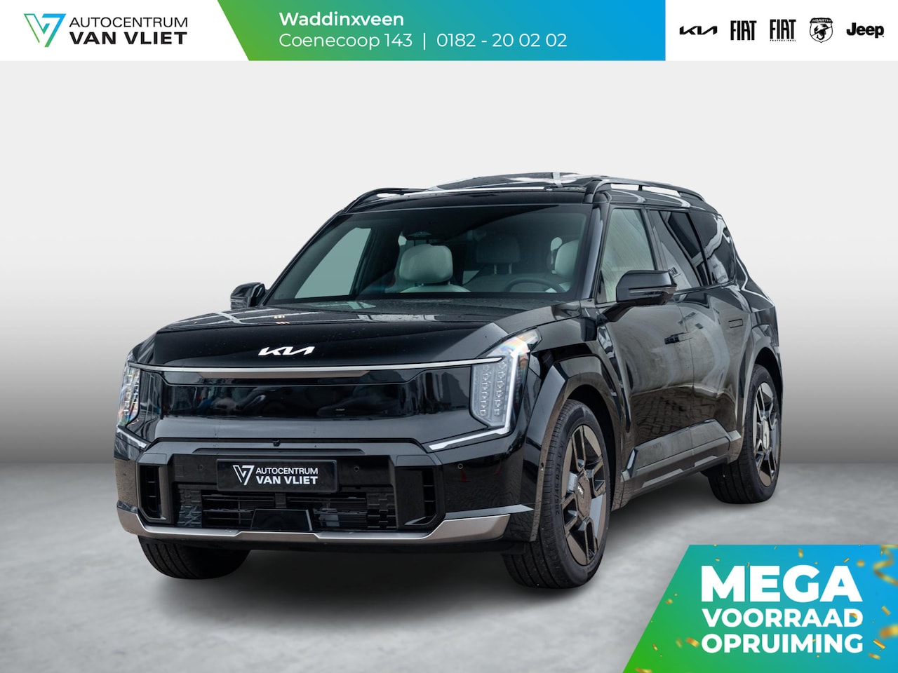 Kia EV9 - GT-Line AWD 99.8 kWh | Levering uit voorraad | 7-Pers. | 21" | Head-Up | Stoel-/Stuurverwa - AutoWereld.nl