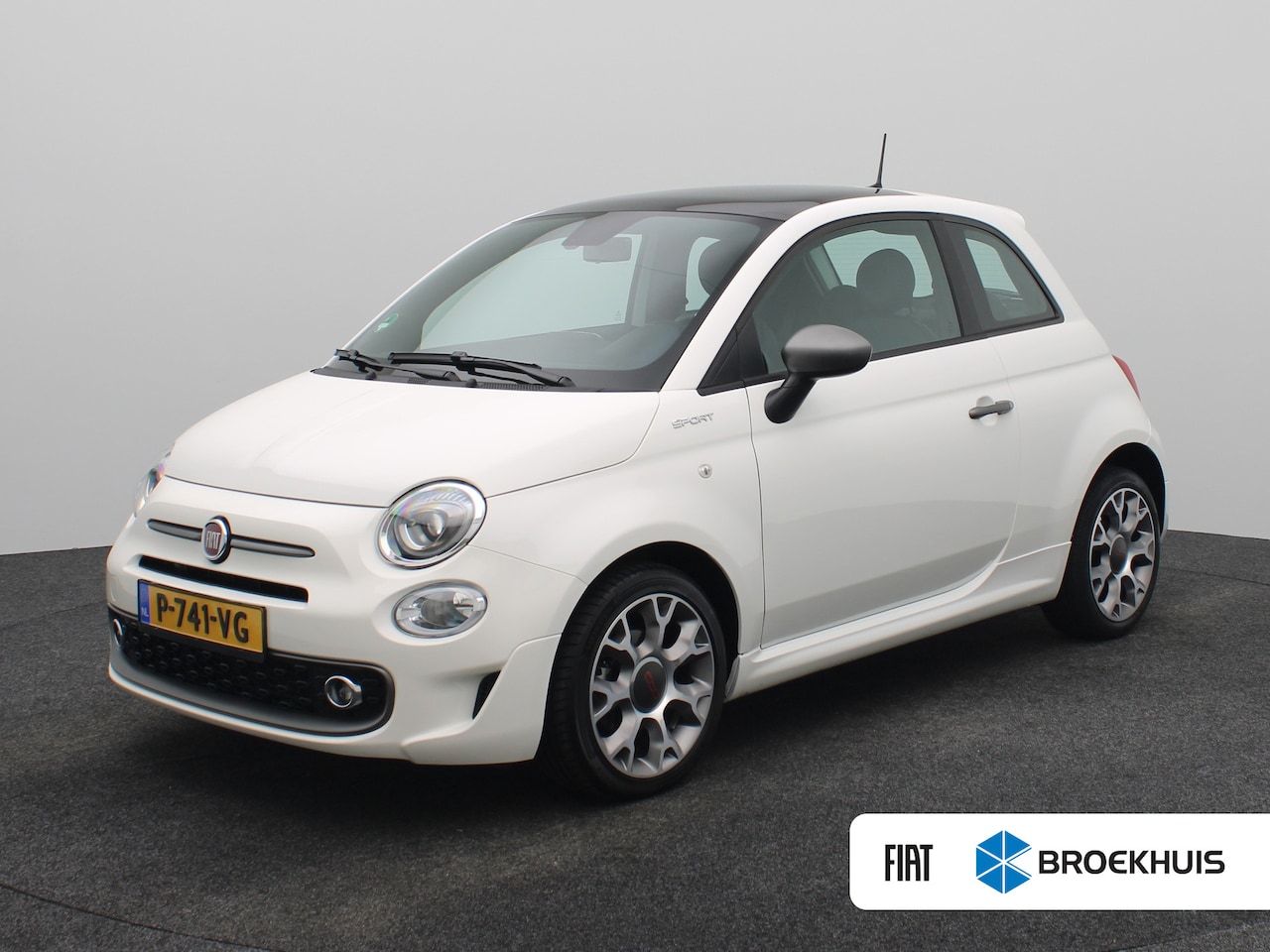 Fiat 500 - 1.0 Hybrid Sport 16" Lichtmetalen Velgen | Climate Control | Cruise Control | Parkeersenso - AutoWereld.nl