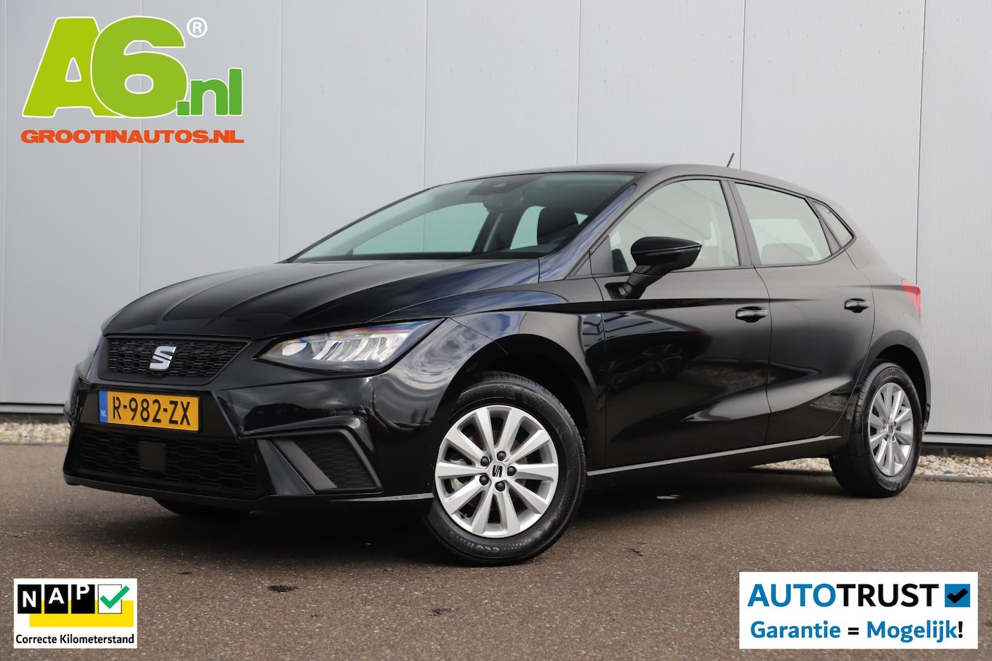SEAT Ibiza - 1.0 EcoTSI Style 95PK NAP Full LED Carplay Android Draadloos 15 inch LMV Rijstrooksensor P - AutoWereld.nl