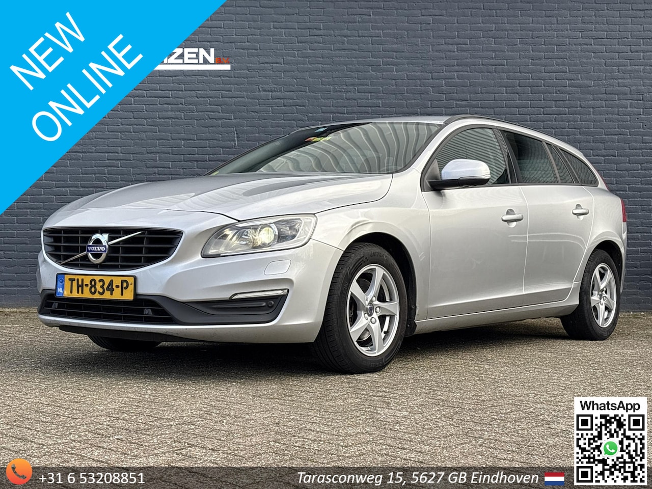 Volvo V60 - 2.0 D3 Summum | Stoelverwarming | Climate | Cruise | Navi | PDC | - AutoWereld.nl